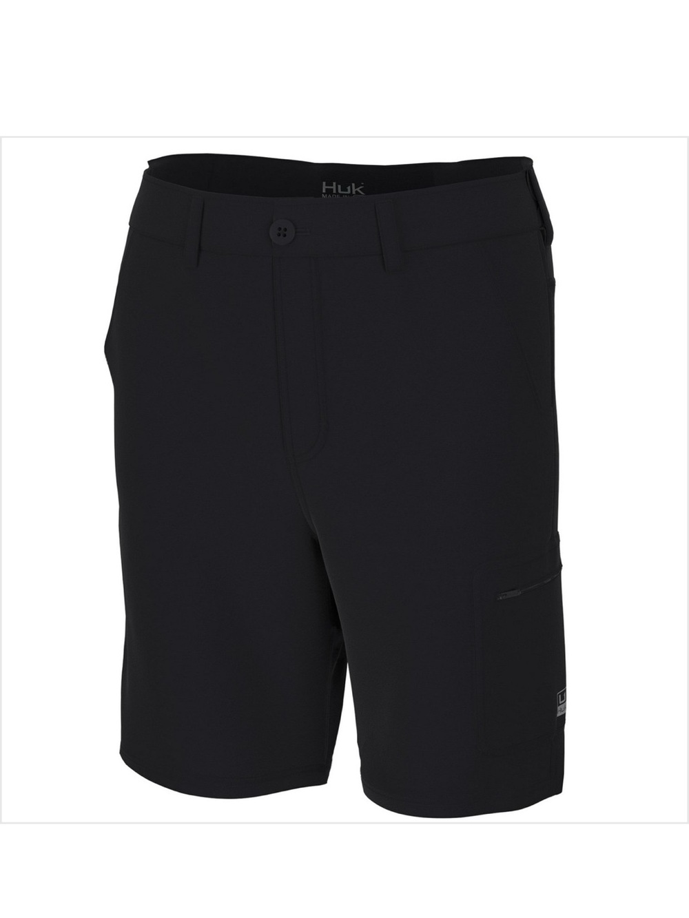 Huk Men's Black Performance Cargo Shorts